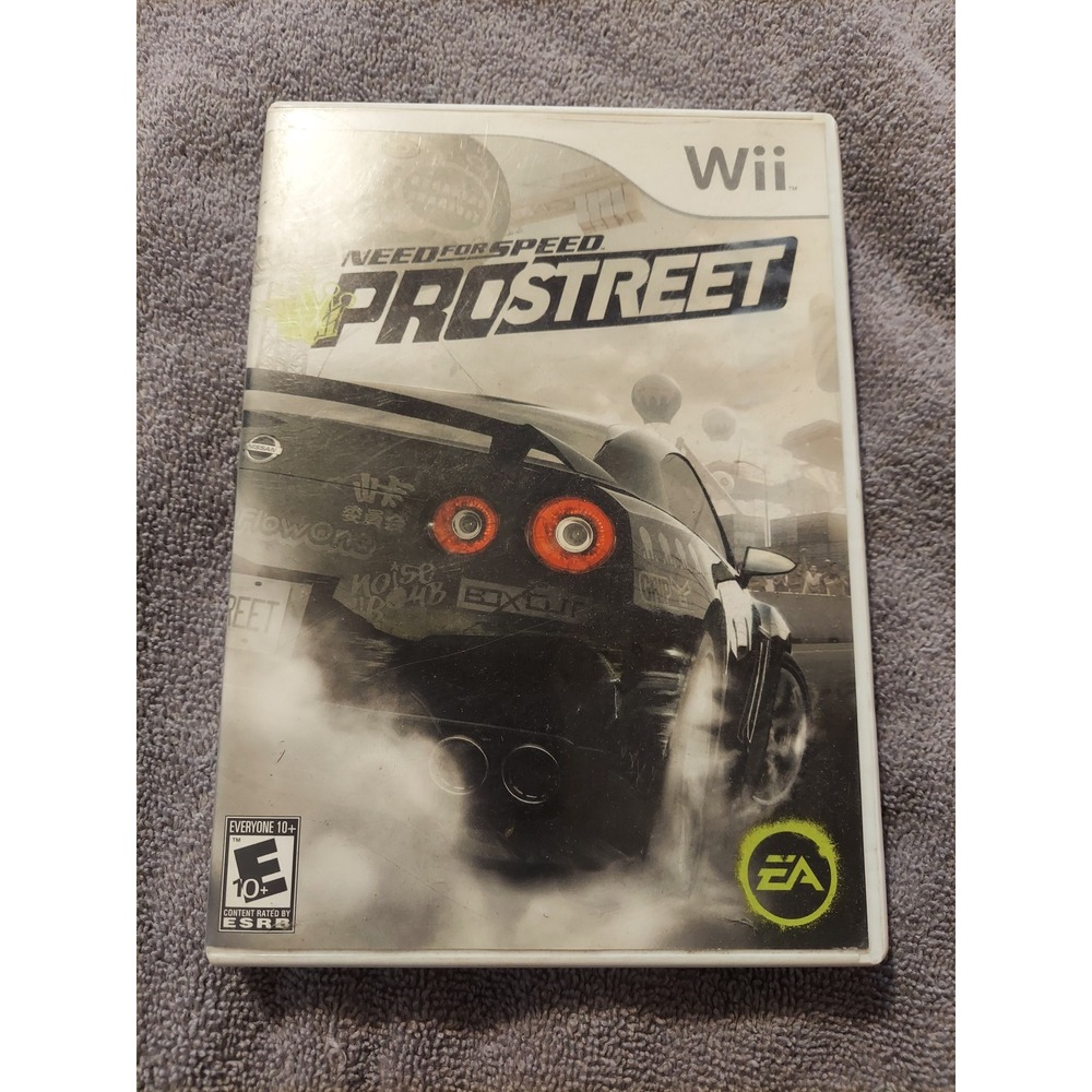 Need‎ For Speed ProStreet Nintendo Wii Game Complete Racing EA Sports